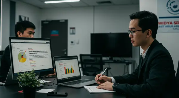 Patch Management dalam Cybersecurity: Studi Kasus Langkah demi Langkah Pelajari tentang pentingnya patch management dalam cybersecurity melalui studi kasus langkah demi langkah yang menunjukkan hasil nyata kami di Widya Security.