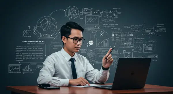 Strategi Security Policy untuk Keamanan Siber di Indonesia Artikel ini membahas pentingnya Security Policy dalam keamanan siber di Indonesia, termasuk tujuan, komponen, dan penerapannya untuk melindungi informasi.