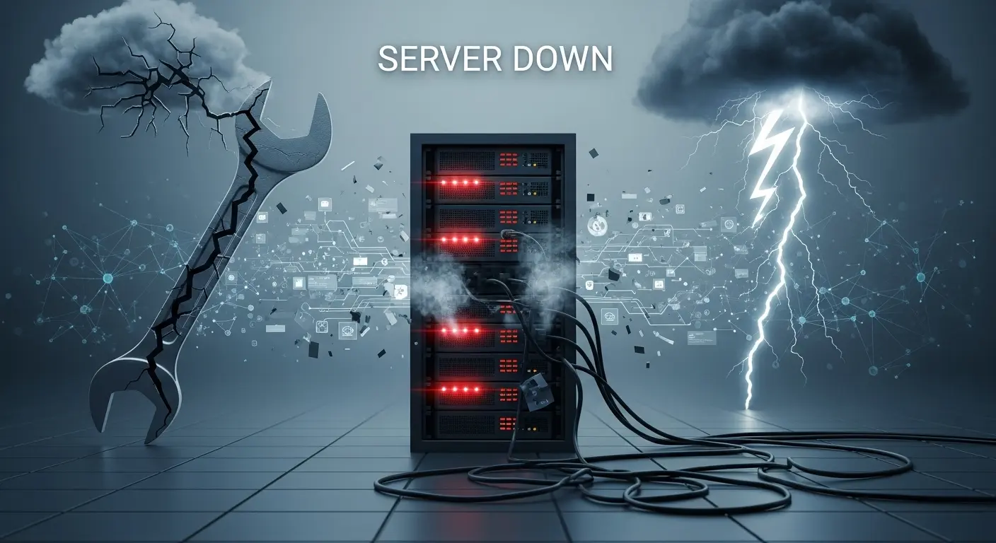 Server Down: Penyebab dan Cara Mengatasinya Panduan lengkap tentang penyebab server down, cara mengatasinya, dan dampaknya terhadap pengalaman pengguna.