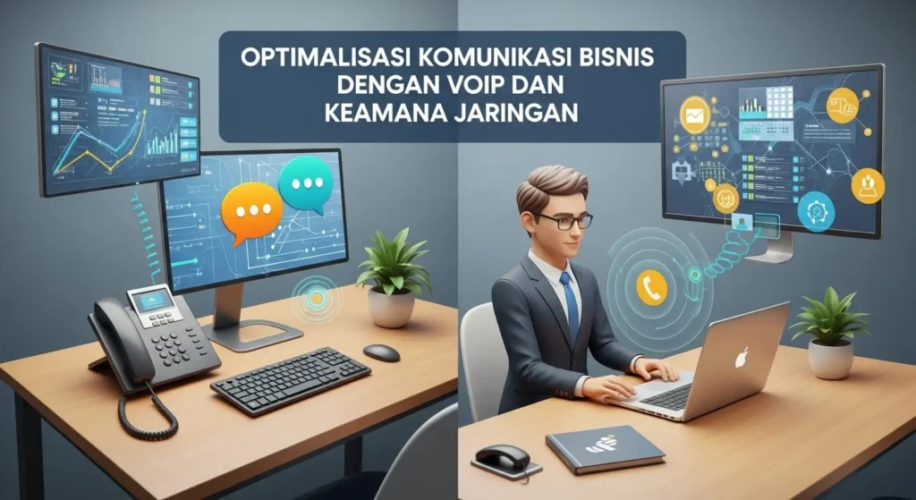 Optimalisasi Komunikasi Bisnis dengan VoIP dan Keamanan Jaringan Pelajari bagaimana VoIP mengubah komunikasi bisnis dan pentingnya keamanan jaringan untuk melindungi data Anda.