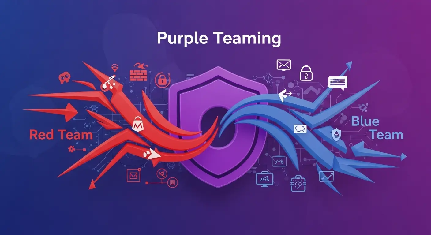 Purple Teaming untuk Keamanan Siber yang Lebih Baik Pelajari tentang Purple Teaming dalam cybersecurity dan manfaat kolaborasi antara Red Team dan Blue Team.