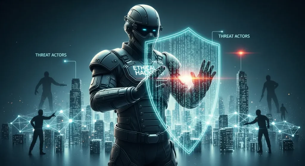 Mengapa Perusahaan Membutuhkan Ethical Hacker untuk Keamanan Siber Artikel ini membahas tentang pengertian ethical hacker, perannya dalam perusahaan, dan mengapa perusahaan membutuhkan ethical hacker dalam keamanan siber.