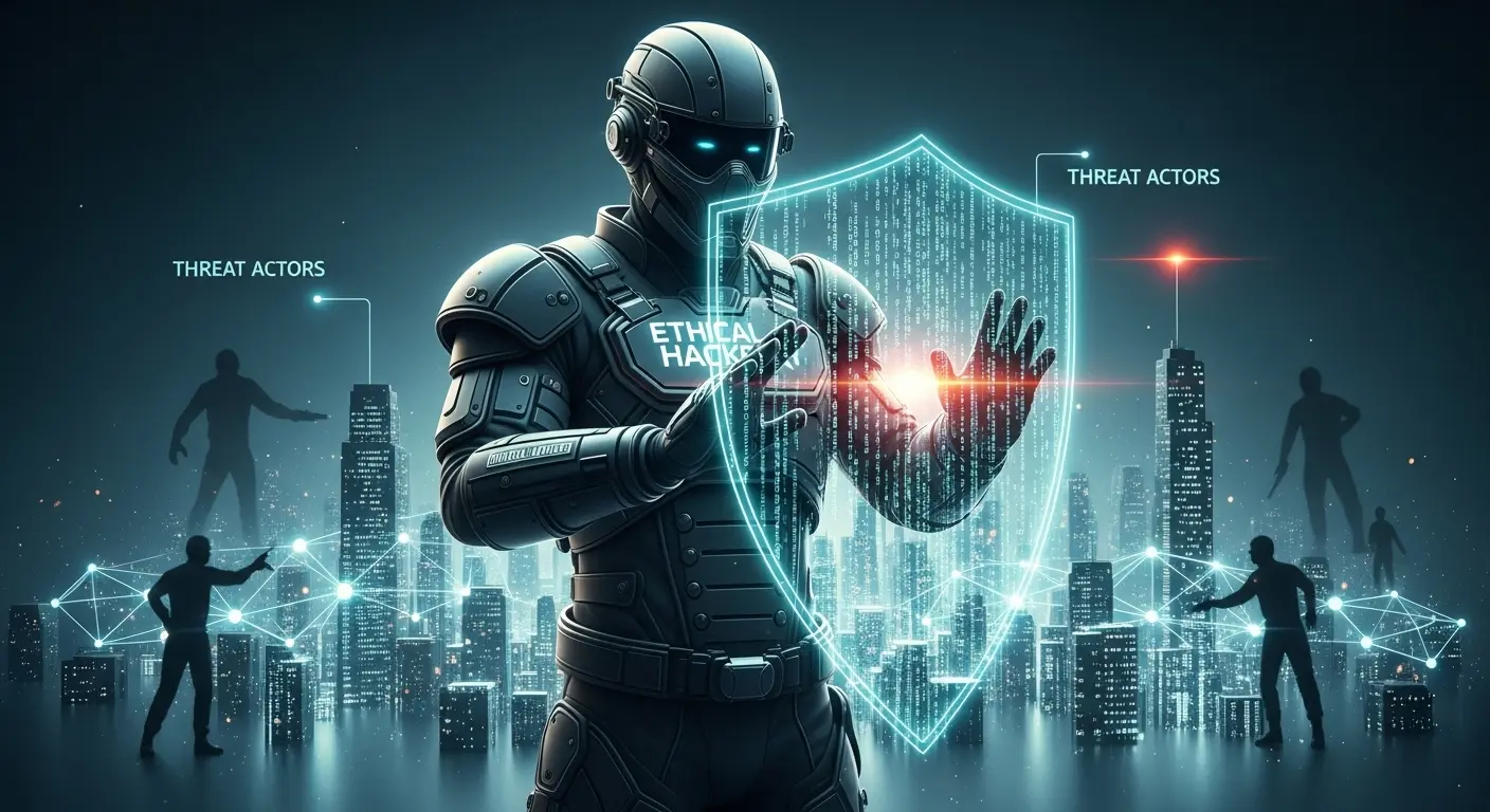 Mengapa Perusahaan Membutuhkan Ethical Hacker untuk Keamanan Siber Artikel ini membahas tentang pengertian ethical hacker, perannya dalam perusahaan, dan mengapa perusahaan membutuhkan ethical hacker dalam keamanan siber.
