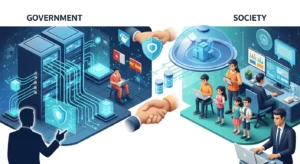 Peran Pemerintah dan Masyarakat dalam Cybersecurity Artikel ini membahas peran pemerintah dan masyarakat dalam meningkatkan keamanan siber di Indonesia, meliputi kolaborasi, kebijakan, dan kesadaran keamanan siber.