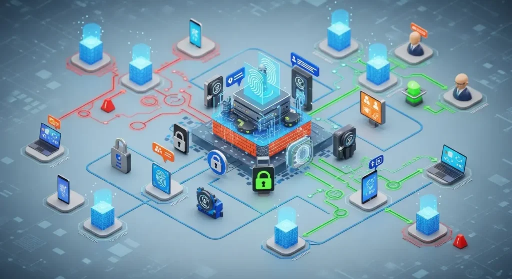 Zero Trust Access dalam Cybersecurity: Keamanan Tanpa Kepercayaan Artikel ini membahas konsep Zero Trust Access dalam bidang cybersecurity dengan fokus pada penerapan yang efektif untuk meningkatkan keamanan data dan sistem.