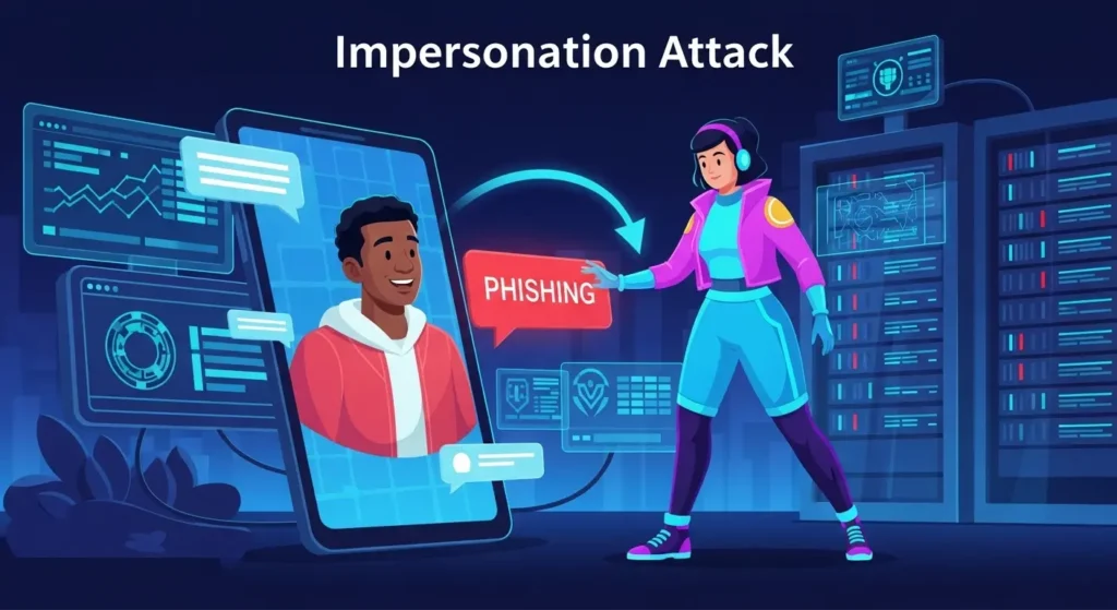 Impersonation Attack dalam Keamanan Siber Artikel ini membahas tentang impersonation attack dalam konteks keamanan siber, cara kerjanya, dampak, dan pencegahannya. Dapatkan pengetahuan yang berguna untuk melindungi diri Anda.