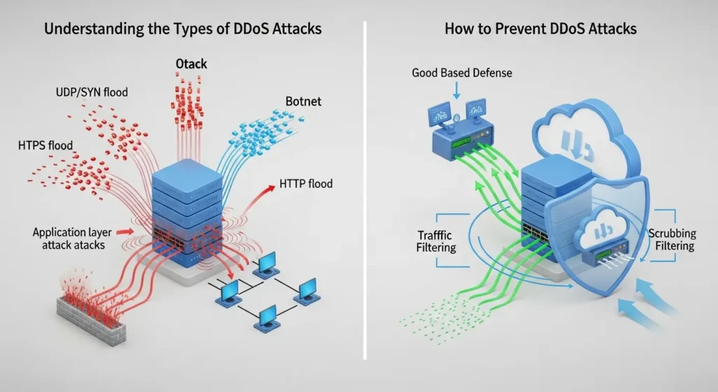 DDoS Attack: Cara Menghindari dan Memahami Jenis-Jenisnya Pelajari tentang DDoS Attack, cara menghindari DDoS, dan teknologi mitigasi dalam artikel ini.