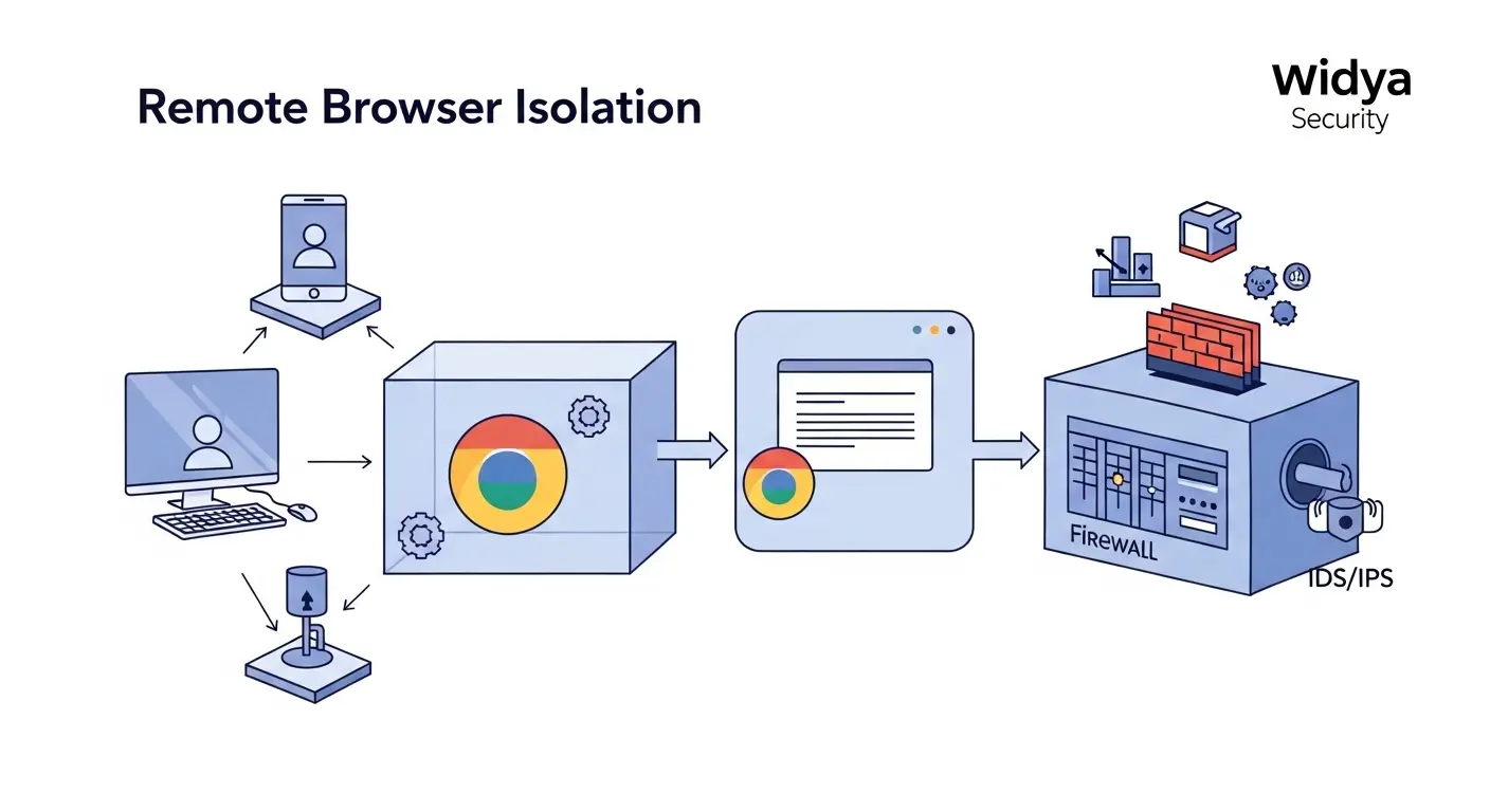 Remote Browser Isolation dalam Cybersecurity di Widya Security Artikel ini membahas pentingnya Remote Browser Isolation dalam cybersecurity dan bagaimana Widya Security menerapkan solusi ini.