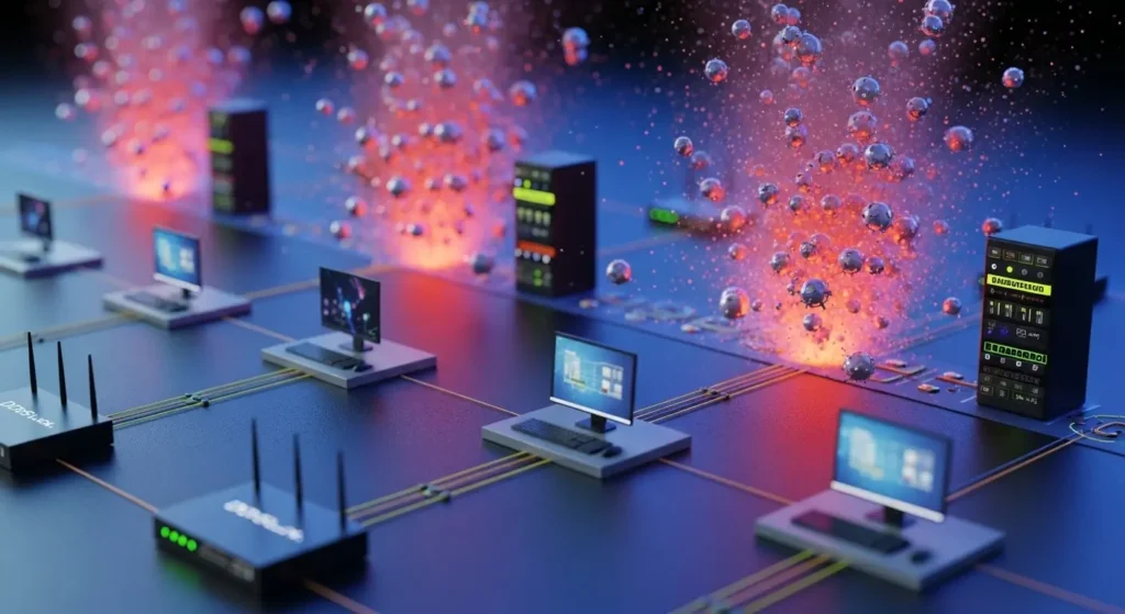 Serangan DDoS: Perlindungan dan Pencegahan yang Efektif Artikel ini membahas tentang serangan DDoS, dampak, cara mengatasi, dan langkah perlindungan yang efektif untuk mengamankan situs web dari serangan siber.