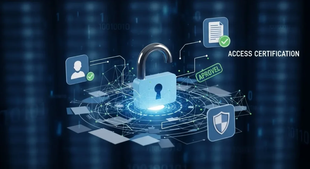 Pentingnya Access Certification dalam Cybersecurity Artikel ini membahas pentingnya Access Certification dalam cybersecurity, proses, dan sertifikasi yang relevan.