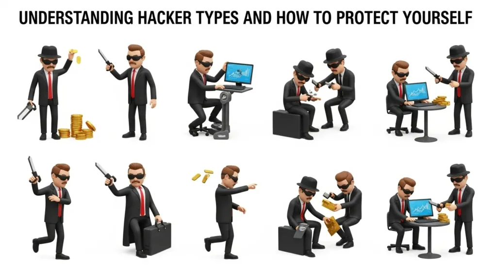Mengetahui Jenis-Jenis Hacker dan Cara Melindungi Diri Pelajari jenis-jenis hacker dan bagaimana melindungi diri dari serangan siber dengan tips dari Widya Security, perusahaan cyber security Indonesia.