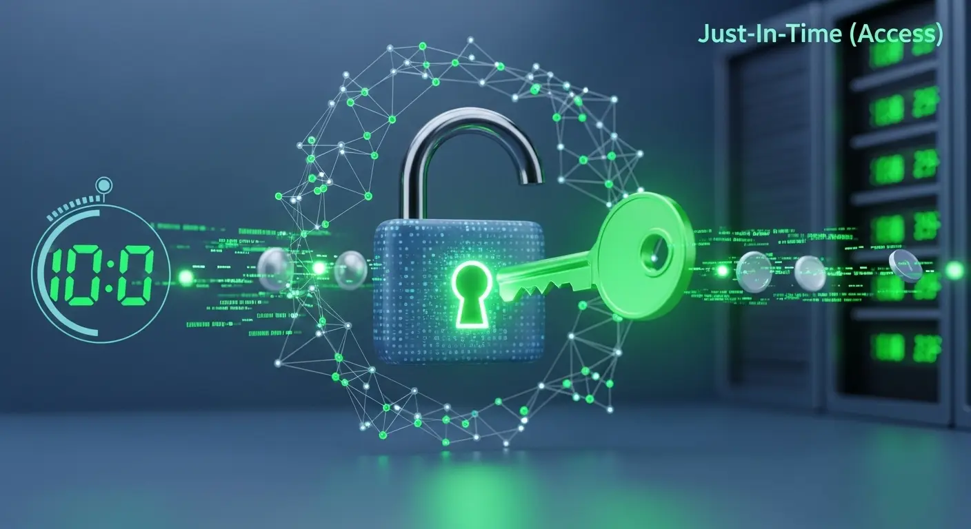 Just-In-Time Access: Keamanan Cybersecurity yang Efektif Artikel ini menjelaskan tentang Just-In-Time Access dalam cybersecurity, keuntungan, dan cara implementasinya.