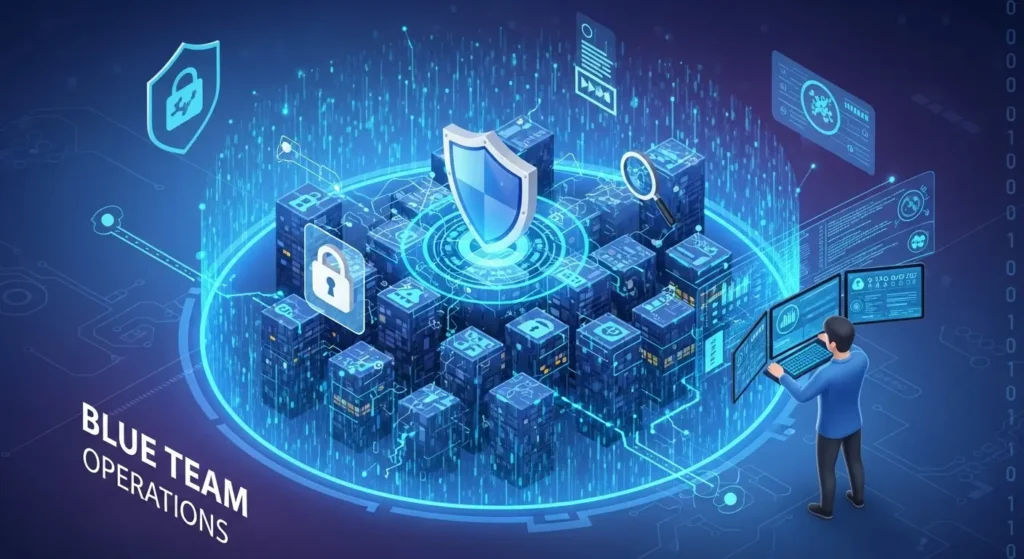 Blue Team Operations: Kunci Keamanan Cybersecurity Pelajari tentang Blue Team Operations dalam cybersecurity untuk melindungi sistem informasi Anda dengan langkah-langkah strategis dan pelatihan yang tepat.