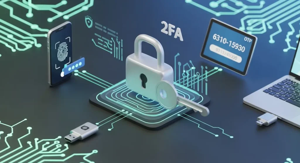 Two-Factor Authentication dalam Cybersecurity: Meningkatkan Keamanan Anda Pelajari tentang manfaat dan statistik Two-Factor Authentication (2FA) dalam cybersecurity. Selalu lindungi data Anda!