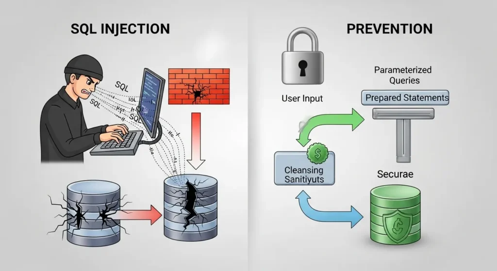 Cara SQL Injection dan Teknik Menghindarinya yang Aman Pelajari cara SQL injection, dampak, dan teknik menghindarinya untuk melindungi website Anda. Baca selengkapnya di Widya Security.