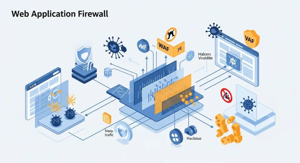 Web Application Firewall: Pentingnya dalam Cybersecurity Artikel ini membahas tentang pentingnya Web Application Firewall dalam bidang cybersecurity.