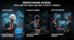 Memahami Hacker: Jenis, Cara Kerja, dan Cara Melindungi Diri Artikel ini membahas tentang hacker, jenis-jenisnya, cara kerjanya, dan cara melindungi diri dari ancaman siber. Dapatkan informasi mendalam dari Widya Security.