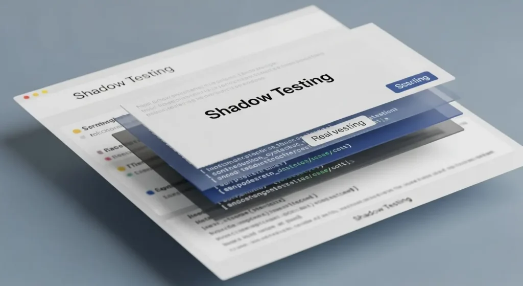 Shadow Testing untuk Pengembangan Perangkat Lunak dan Pengujian Artikel tentang shadow testing dalam pengembangan perangkat lunak, meminimalkan risiko, dan pengujian sistem.