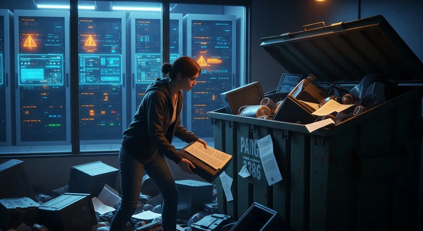 Menemukan Peluang di Balik Dumpster Diving dalam Cybersecurity Artikel ini membahas bagaimana dumpster diving dapat mempengaruhi keamanan siber dan tindakan pencegahan yang perlu diambil.