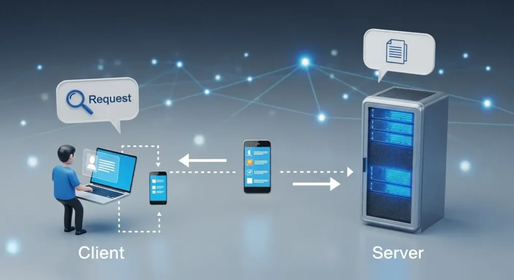Pengertian Client Server: Cara Kerja, Kelebihan, dan Kekurangan Artikel mendalam tentang pengertian client server, cara kerja, fungsi, kelebihan, dan kekurangan sistem client server, serta aspeknya dalam keamanan data dan manajemen.
