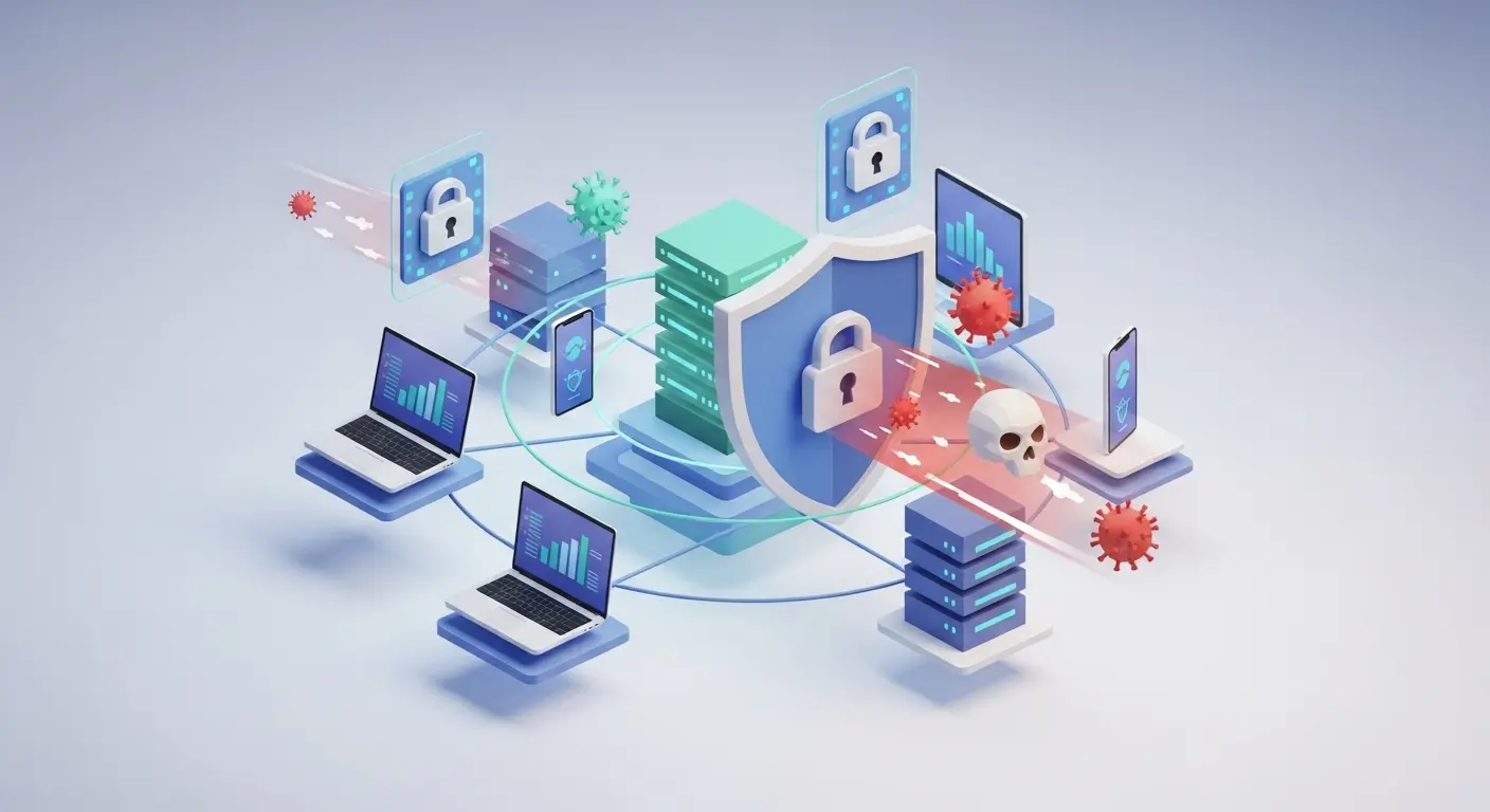 Endpoint Protection: Solusi Keamanan Siber Terbaik Artikel ini membahas pentingnya Endpoint Protection dalam menjaga keamanan data di era digital, dengan fokus pada layanan Widya Security.