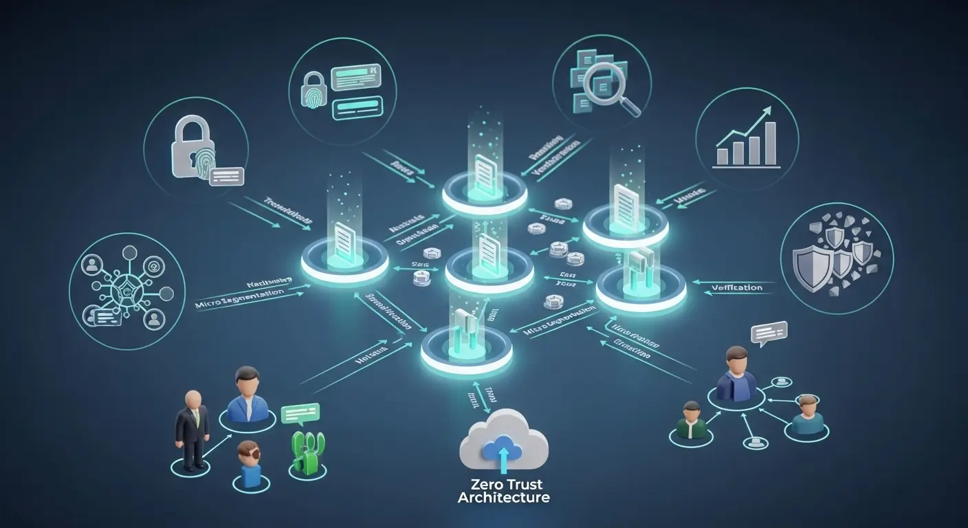 Ulasan tentang Zero Trust Architecture dalam Cybersecurity Artikel ini mengulas tentang Zero Trust Architecture dalam cybersecurity, memberikan panduan implementasi dan manfaatnya.