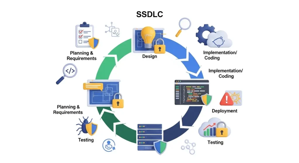 Memahami Secure Software Development Lifecycle dalam Cybersecurity Artikel ini membahas pentingnya Secure Software Development Lifecycle dalam dunia cybersecurity, termasuk checklist, fase-fase, dan takeaways yang perlu diterapkan.