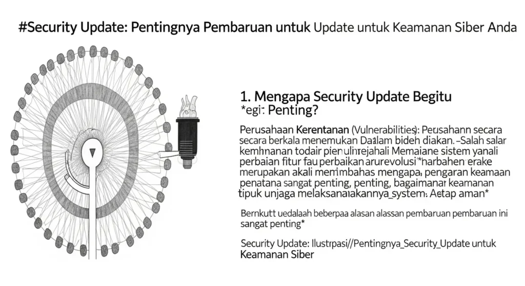 Security Update: Pentingnya Pembaruan untuk Keamanan Siber Anda Artikel tutorial mengenai pentingnya melakukan security update dalam cybersecurity. Temukan cara dan tips untuk menjaga keamanan sistem Anda.