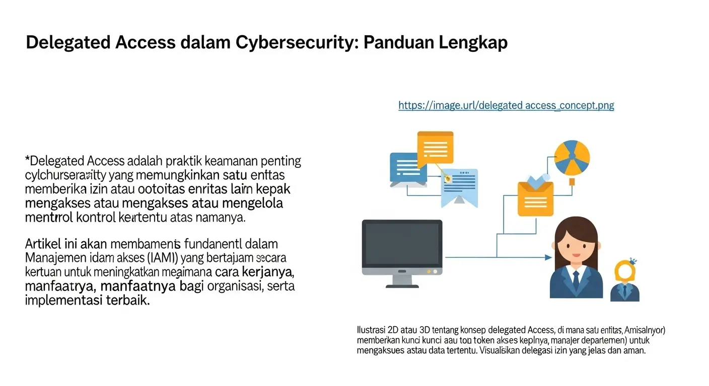 Delegated Access dalam Cybersecurity: Panduan Lengkap Pelajari tentang Delegated Access dalam cybersecurity dan bagaimana praktik ini dapat meningkatkan keamanan organisasi Anda.