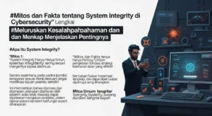 Mitos dan Fakta tentang System Integrity di Cybersecurity Artikel ini membongkar mitos tentang system integrity dalam keamanan siber dan menjelaskan pentingnya pengelolaan integritas sistem.