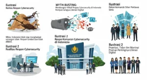 Myth-Busting: Respon Cybersecurity di Indonesia Membongkar mitos terkait respon cybersecurity di Indonesia dan pentingnya literasi digital.
