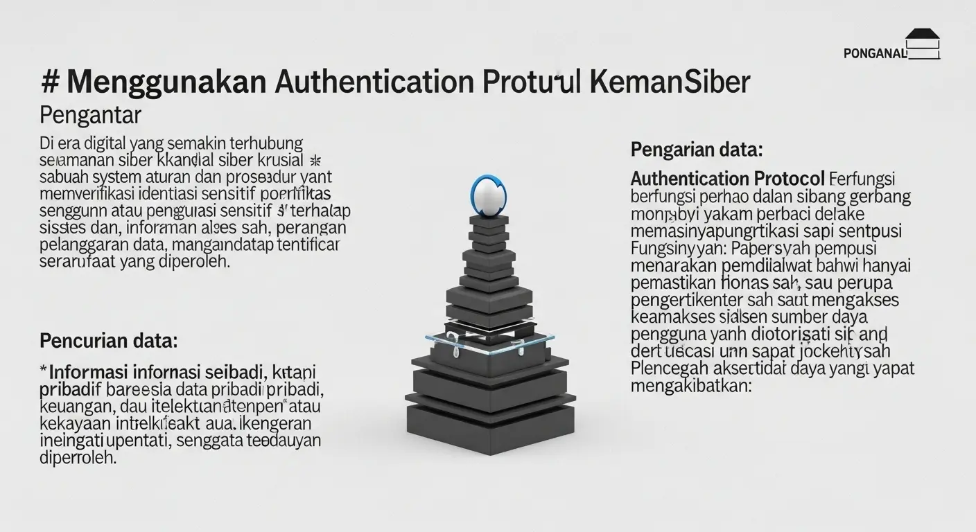 Menggunakan Authentication Protocol untuk Keamanan Cyber Artikel ini mengupas pentingnya authentication protocol dalam cybersecurity, dengan penjelasan mendalam dan studi kasus. Temukan langkah-langkah untuk implementasi dan manfaatnya.