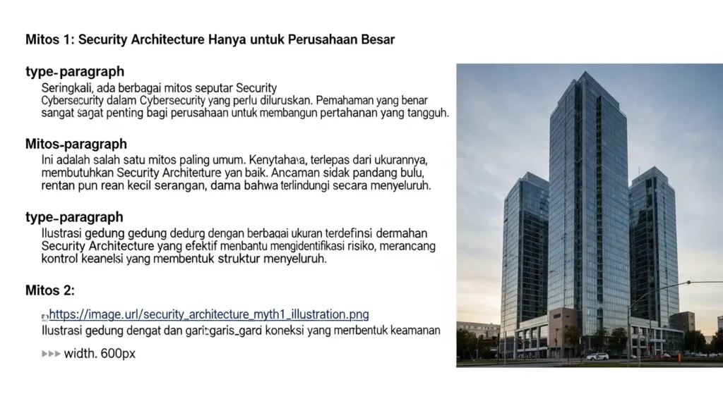 Mitos Security Architecture dalam Cybersecurity yang Harus Dipahami Menjelajahi mitos seputar Security Architecture dalam Cybersecurity dan pentingnya bagi perusahaan.