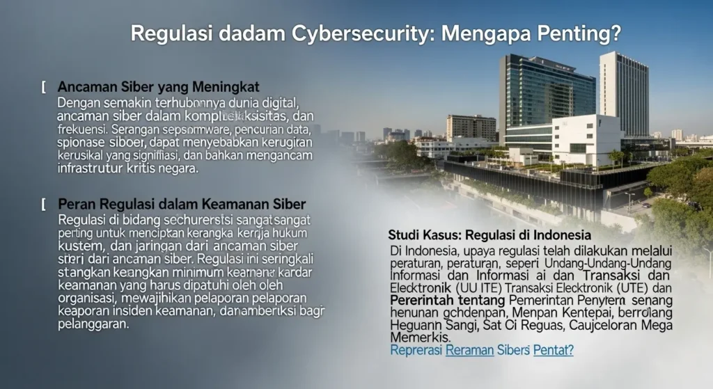Regulasi Dalam Bidang Cybersecurity: Mengapa Penting? Membahas tentang pentingnya regulasi dalam bidang cybersecurity di Indonesia dan peran penetration testing dalam keamanan siber.