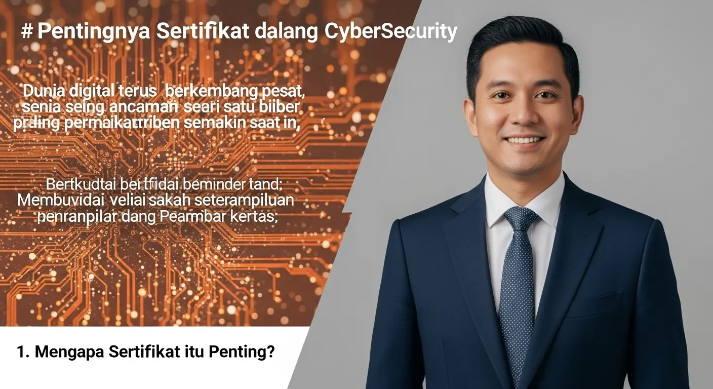Pentingnya Certificate dalam Bidang Cybersecurity Artikel ini membahas pentingnya sertifikat dalam bidang cybersecurity, termasuk tren, peluang karir, dan jenis sertifikat yang banyak dicari.