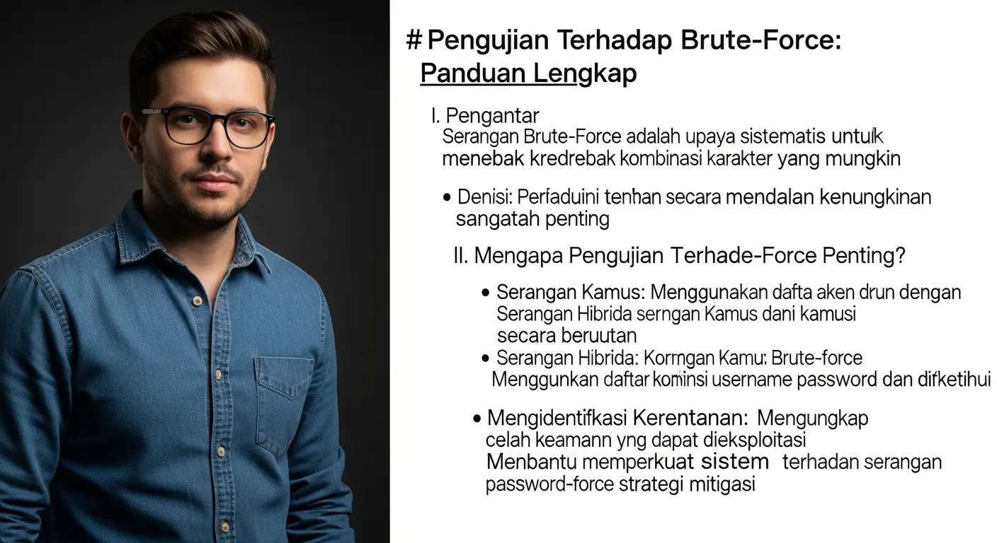 Pengujian terhadap Brute-Force dalam Cybersecurity Panduan lengkap untuk memahami pengujian terhadap brute-force dalam cybersecurity.