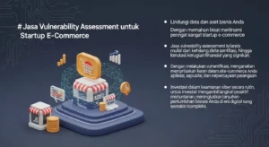 Jasa Vulnerability Assessment untuk Startup E-Commerce Pahami pentingnya jasa vulnerability assessment untuk startup e-commerce dan bagaimana melindungi data serta aset bisnis Anda.