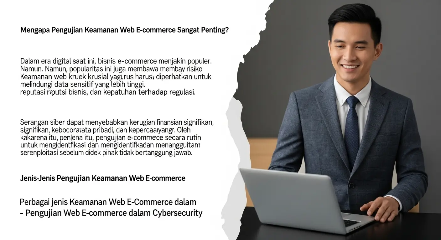 Pengujian Keamanan Web E-Commerce dalam Cybersecurity Pelajari pentingnya pengujian keamanan web e-commerce dalam cybersecurity dan penanganan kerentanan untuk melindungi bisnis online Anda.