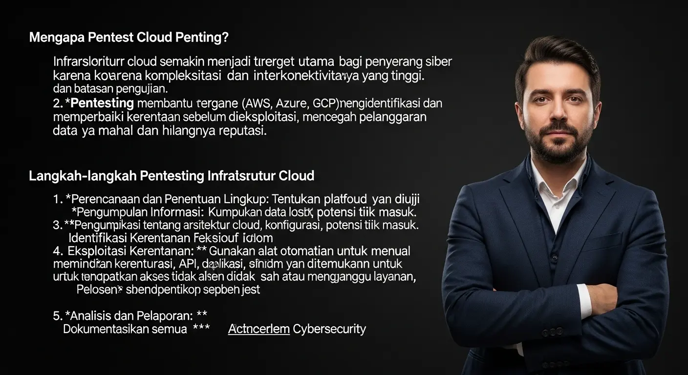 Pentingnya Pentest Infrastructure Cloud Dalam Cybersecurity Temukan langkah dan pentingnya pentesting untuk infrastruktur cloud Anda di artikel ini.