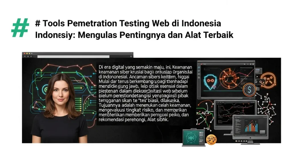 Tools Penetration Testing Web di Indonesia dalam Cybersecurity Mengulas pentingnya tools penetration testing untuk keamanan siber di Indonesia dan memberikan wawasan tentang alat-alat terbaik yang digunakan.