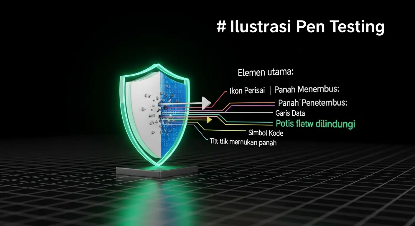 Pentest: Mengapa Penetration Testing Penting untuk Keamanan Siber Artikel ini membahas pentingnya penetration testing dalam keamanan siber, jenis-jenisnya, prosedur standar, alat bantu, dan rekomendasi untuk meningkatkan keamanan.