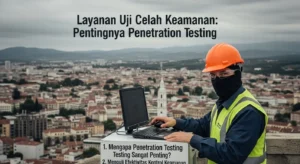 Layanan Uji Celah Keamanan: Pentingnya Penetration Testing Menentukan pentingnya layanan uji celah keamanan dalam upaya meningkatkan keamanan siber melalui penetration testing.