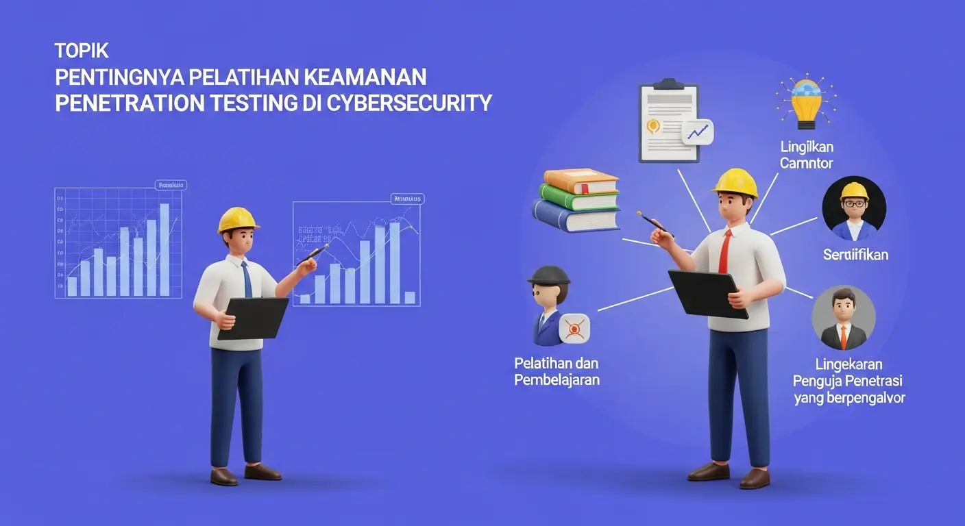Pentingnya Pelatihan Keamanan Penetration Testing di Cybersecurity Artikel ini membahas pentingnya pelatihan keamanan penetration testing dalam dunia cybersecurity, serta manfaat dan metodologinya.