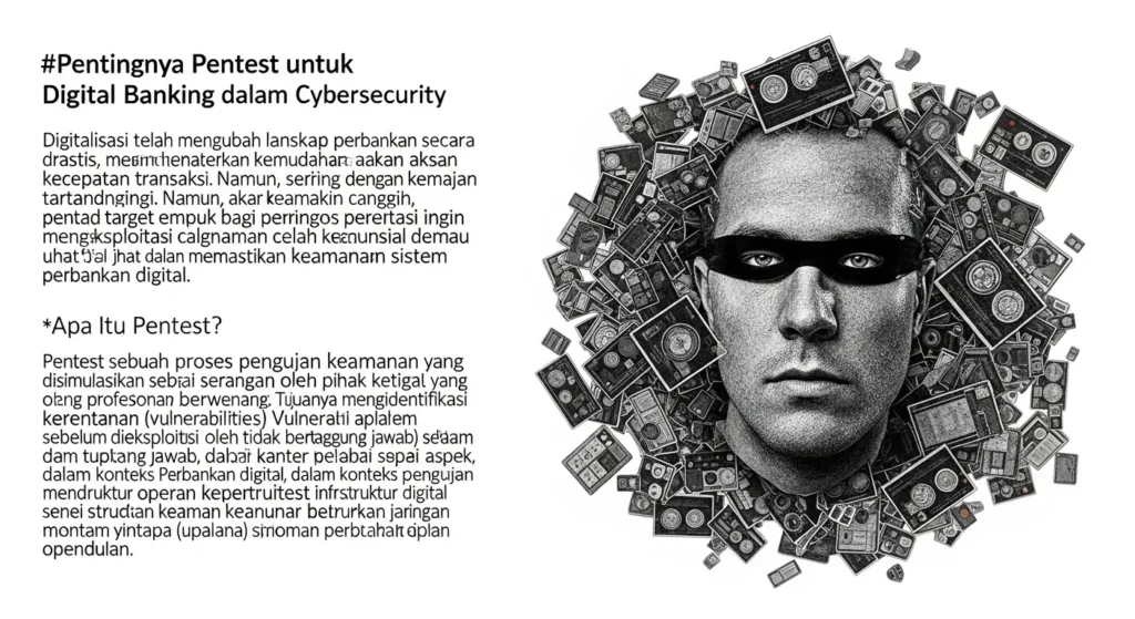 Pentingnya Pentest untuk Digital Banking dalam Cybersecurity Artikel ini membahas pentingnya penetration testing (pentest) pada digital banking dalam bidang cybersecurity.