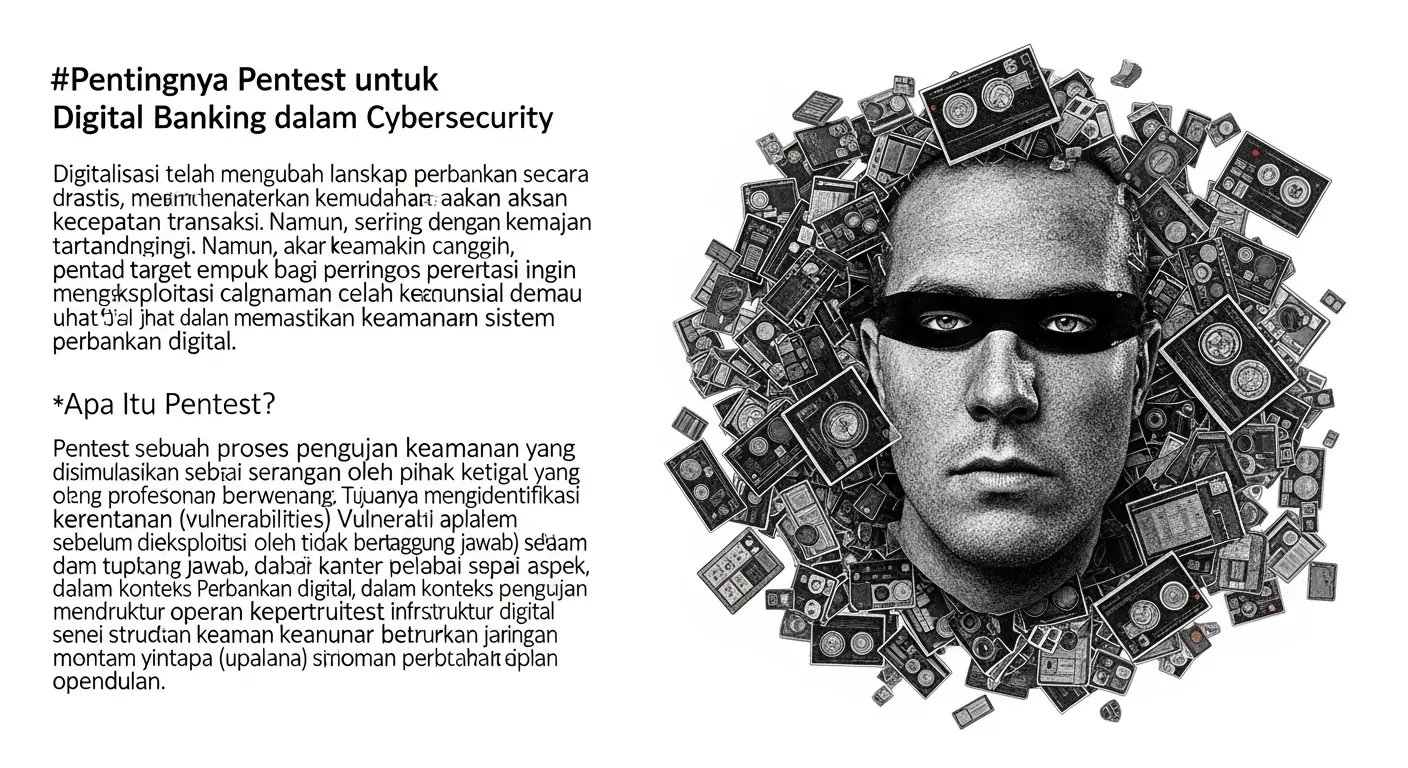 Pentingnya Pentest untuk Digital Banking dalam Cybersecurity Artikel ini membahas pentingnya penetration testing (pentest) pada digital banking dalam bidang cybersecurity.