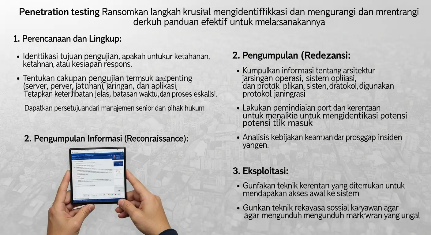 Ransomware Penetration Testing di Bank untuk Keamanan Cyber Pelajari pentingnya ransomware penetration testing untuk keamanan bank dan cara melakukannya dengan efektif.