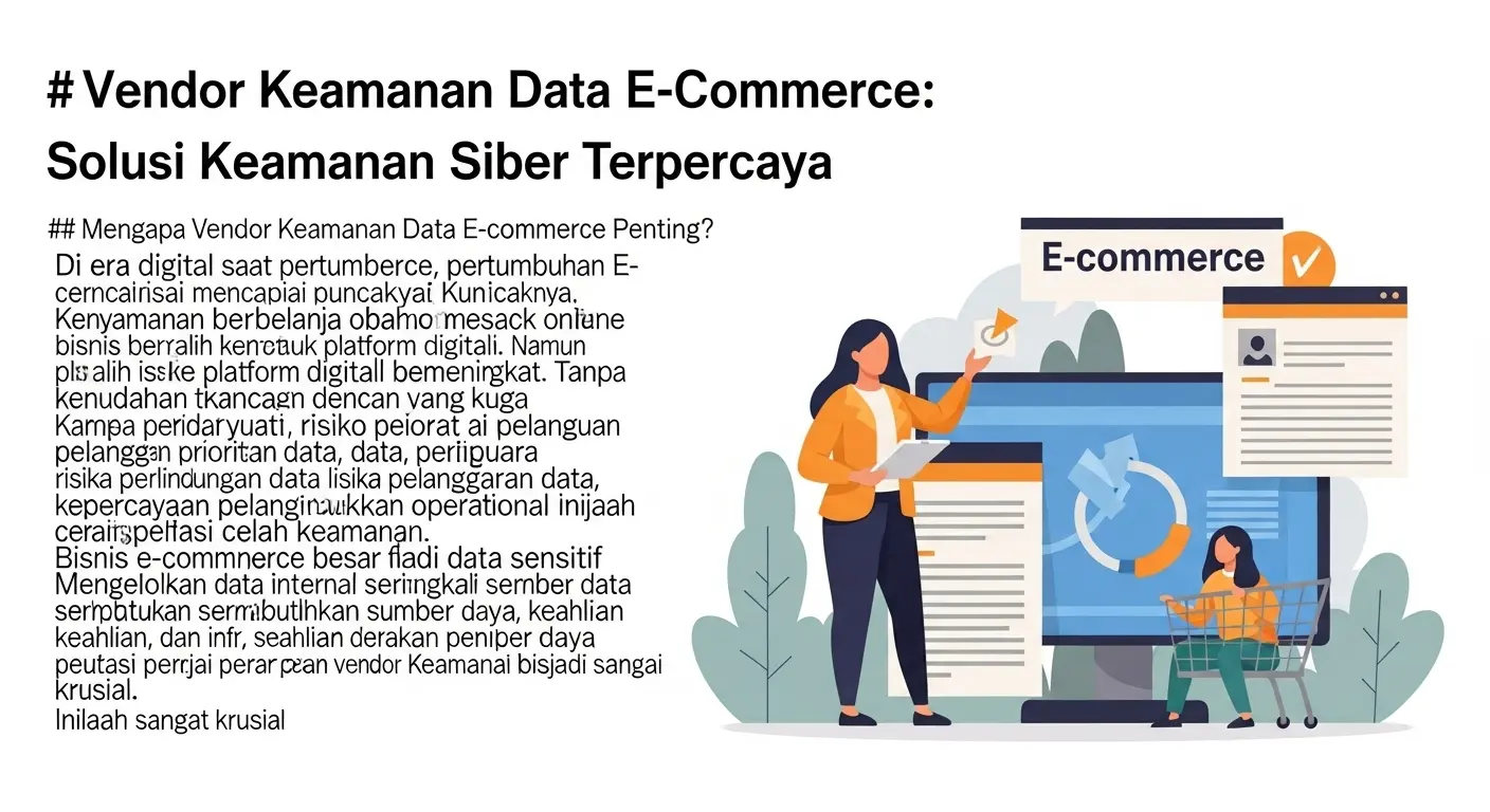 Vendor Keamanan Data E-Commerce: Solusi Keamanan Siber Terpercaya Artikel mendalam tentang pentingnya vendor keamanan data dalam e-commerce dan solusi yang ditawarkan.