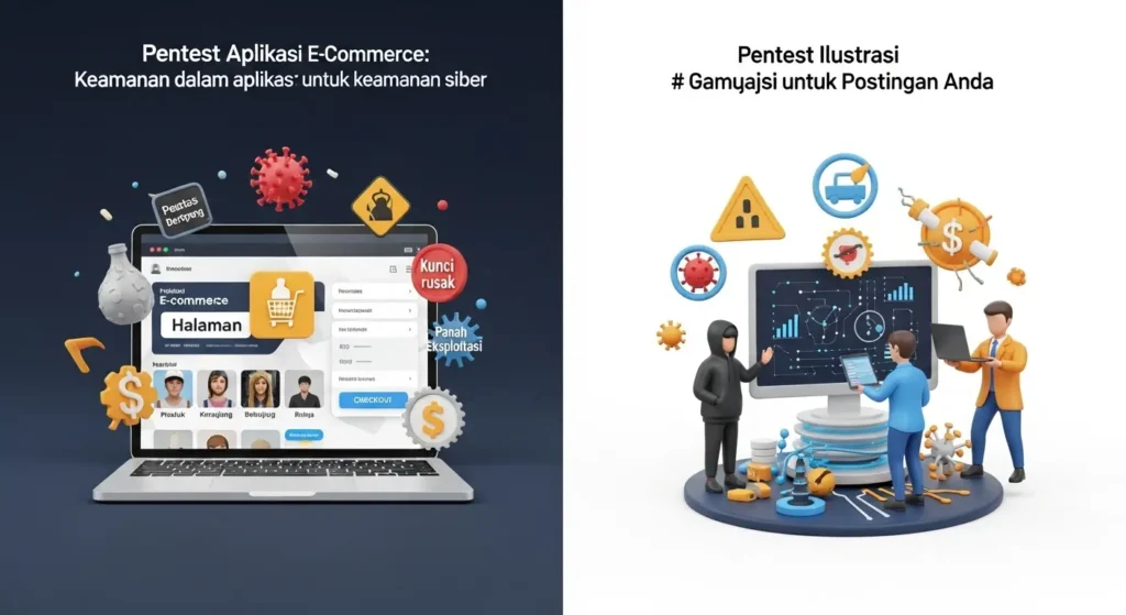 Pentest Aplikasi E-Commerce: Keamanan dalam Cybersecurity Studi kasus tentang pentingnya pentest dalam aplikasi e-commerce untuk keamanan siber.