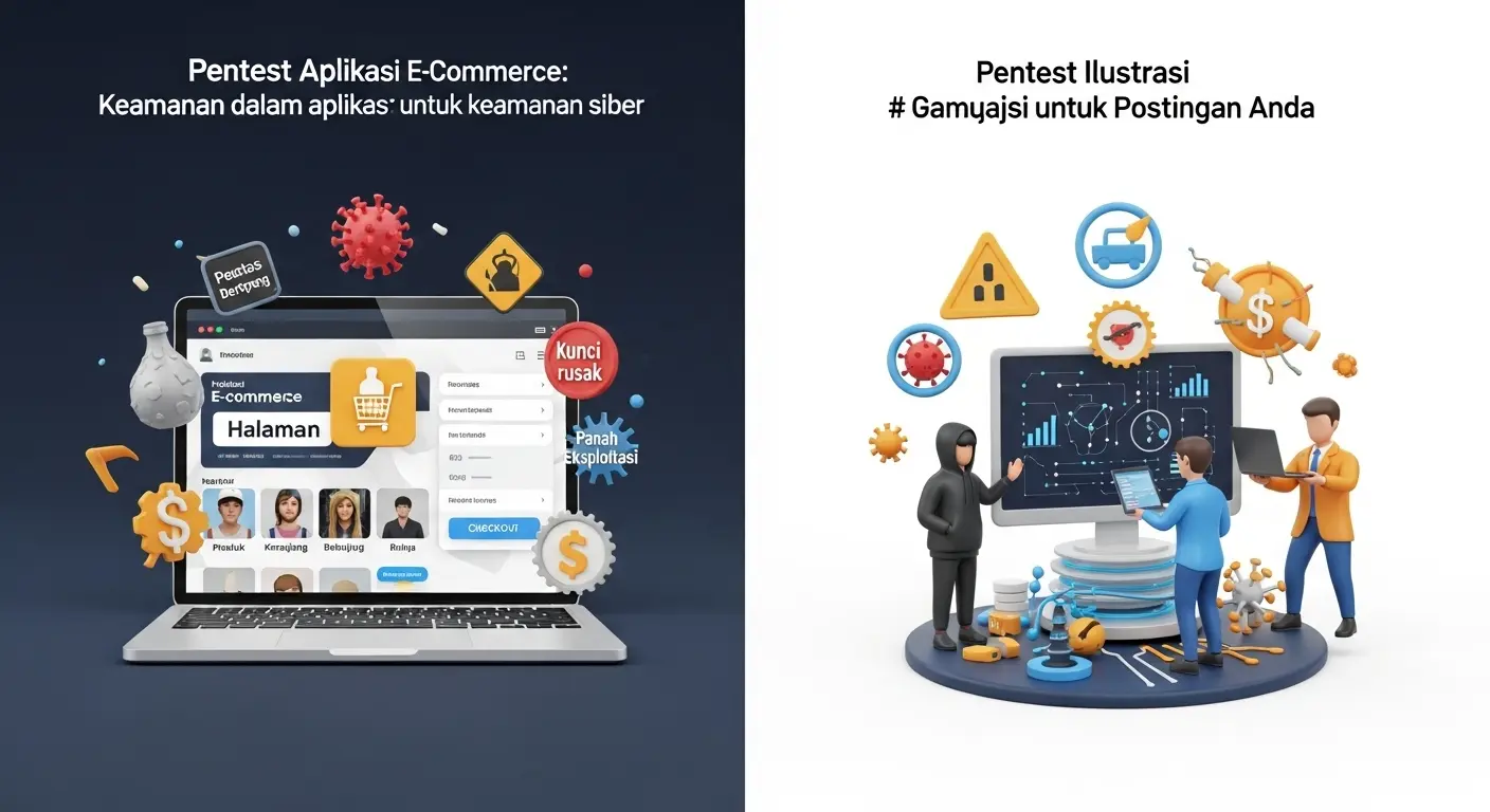 Pentest Aplikasi E-Commerce: Keamanan dalam Cybersecurity Studi kasus tentang pentingnya pentest dalam aplikasi e-commerce untuk keamanan siber.