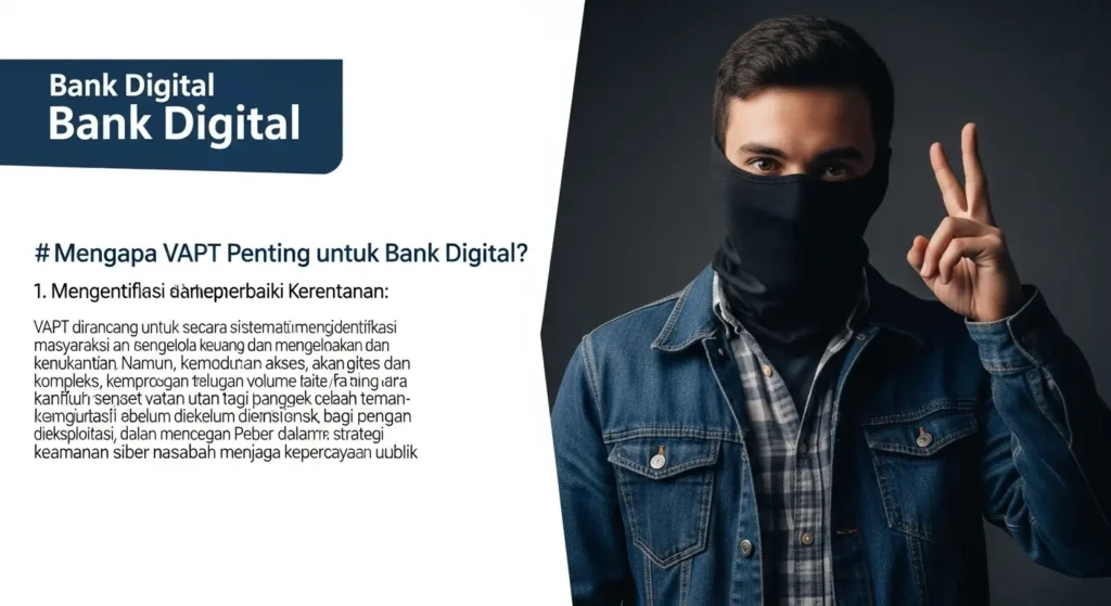 Pentingnya VAPT dalam Keamanan Cyber Bank Digital Artikel ini menjelaskan pentingnya VAPT untuk bank digital dalam keamanan siber, serta langkah-langkah yang perlu diambil untuk melindungi data dan sistem.